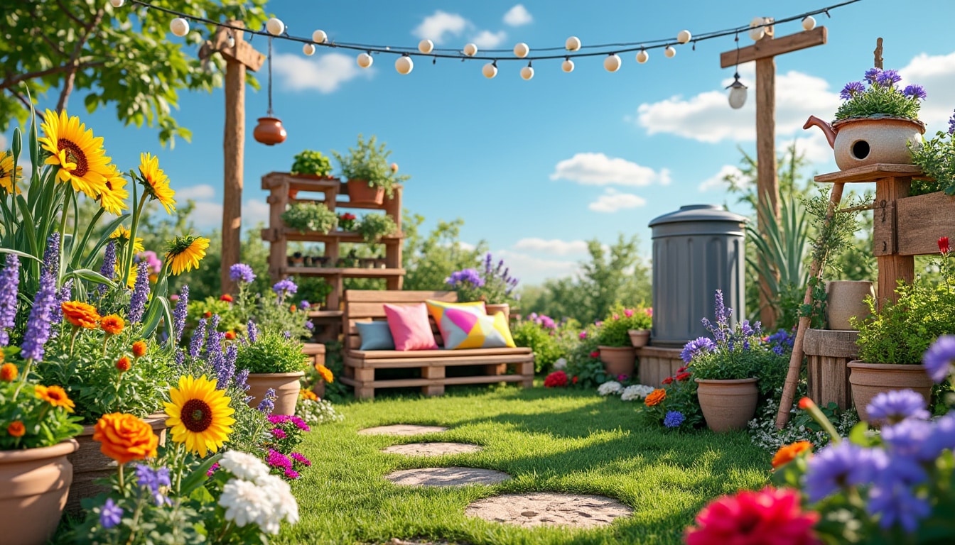 découvrez des astuces de récup' créatives pour métamorphoser votre jardin en un espace unique et écologique. apprenez à réutiliser des objets du quotidien pour embellir vos allées, vos massifs et créer une ambiance propice à la détente.