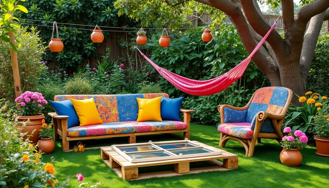 découvrez des astuces de récup' créatives pour métamorphoser votre jardin en un espace unique et écologique. apprenez à réutiliser des objets du quotidien pour créer des décorations originales, des meubles pratiques et des aménagements durables qui illumineront votre extérieur tout en respectant l'environnement.