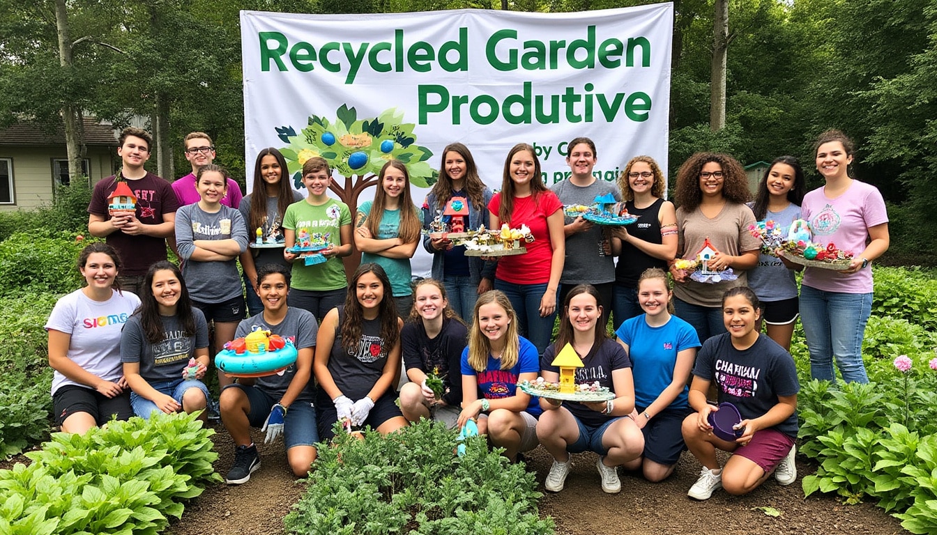 découvrez comment des élèves de la ferté-macé se mobilisent pour l'environnement en créant des œuvres uniques à partir de matériaux recyclés. un projet inspirant qui allie créativité et développement durable.