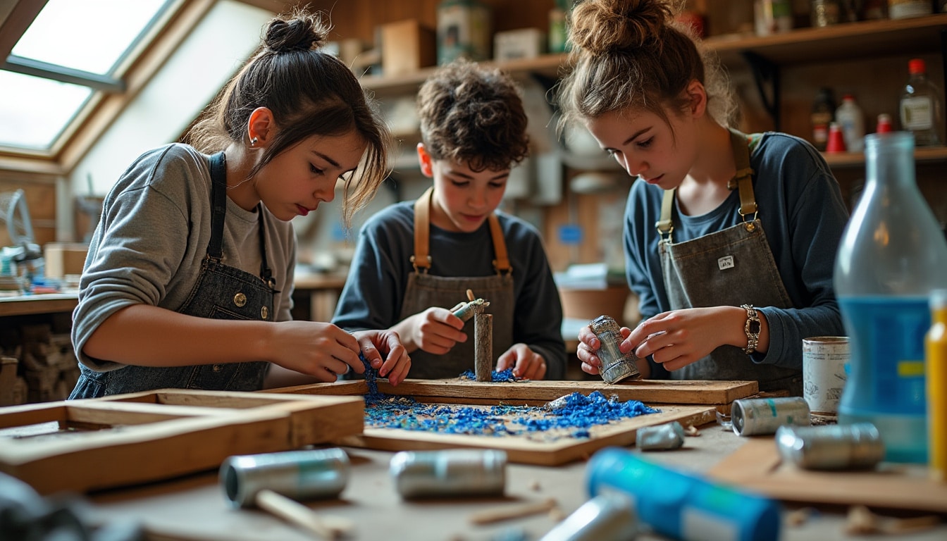 découvrez comment des élèves de la ferté-macé transforment des matériaux recyclés en créations innovantes, alliant créativité et sensibilisation à l'écologie. un projet inspirant qui montre l'engagement des jeunes pour un avenir durable.