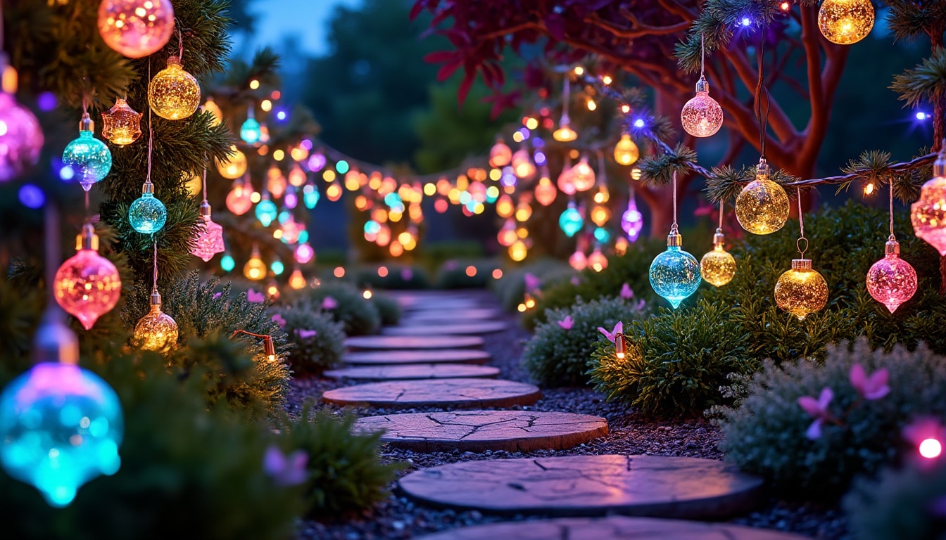 découvrez les dernières tendances déco pour transformer votre jardin en un véritable royaume féerique pour noël 2024. éclairez votre espace extérieur avec des décorations innovantes et embellissez vos soirées d'hiver.