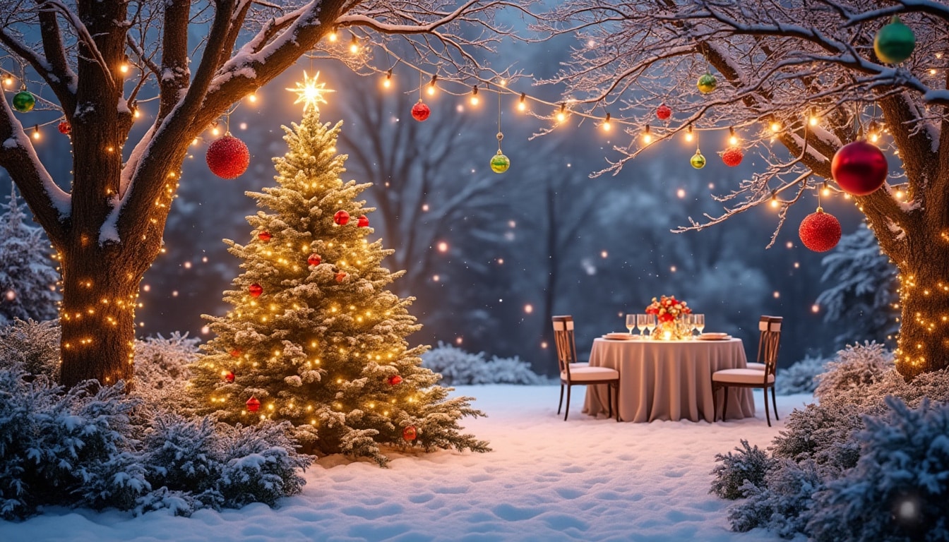 découvrez les dernières tendances déco pour transformer votre jardin en un véritable petit paradis féerique pour noël 2024. éclairez votre espace extérieur avec des décorations lumineuses et originales qui émerveilleront vos invités et créeront une ambiance magique pendant les fêtes.