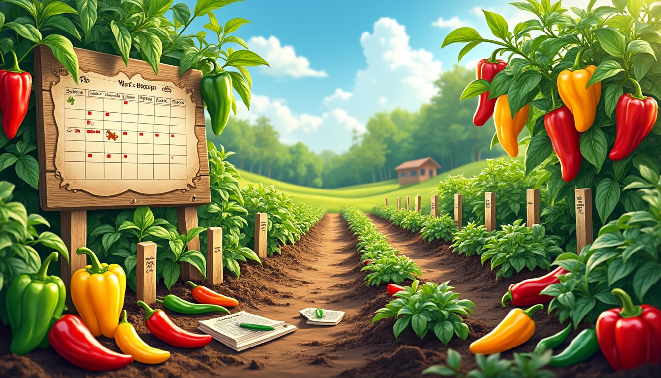 découvrez notre guide complet sur le semis des poivrons : apprenez les meilleures méthodes, suivez notre calendrier pratique et explorez les variétés à cultiver pour réussir votre potager.