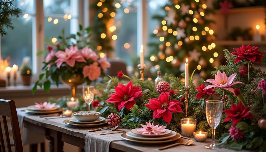 découvrez les créations festives de christelle, alliant fleurs du jardin et trésors récupérés pour un noël enchanteur. éveillez vos sens avec des décorations uniques et chaleureuses qui feront de vos fêtes un moment inoubliable.