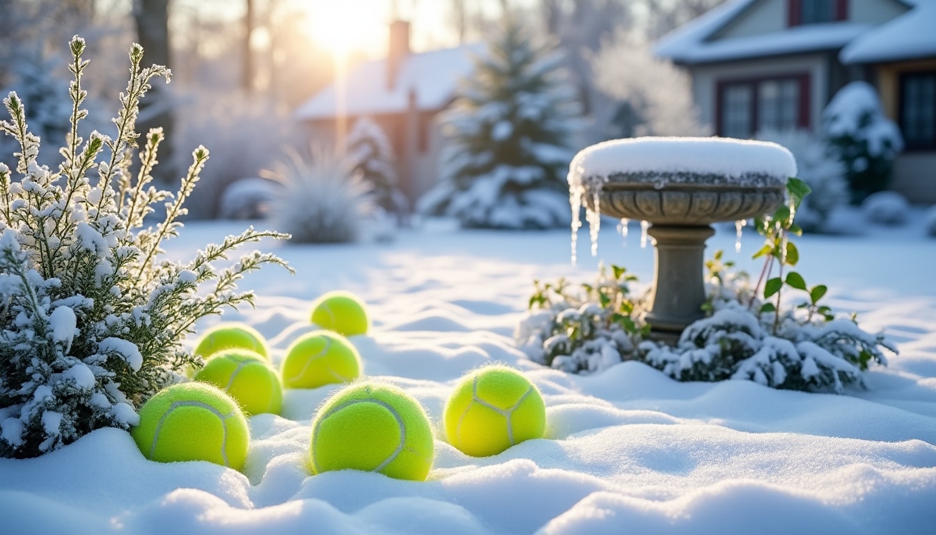 découvrez pourquoi les balles de tennis sont des alliées incontournables pour votre jardin en hiver. apprenez comment elles peuvent protéger vos plantes, améliorer le drainage et apporter une touche ludique à votre extérieur pendant la saison froide.