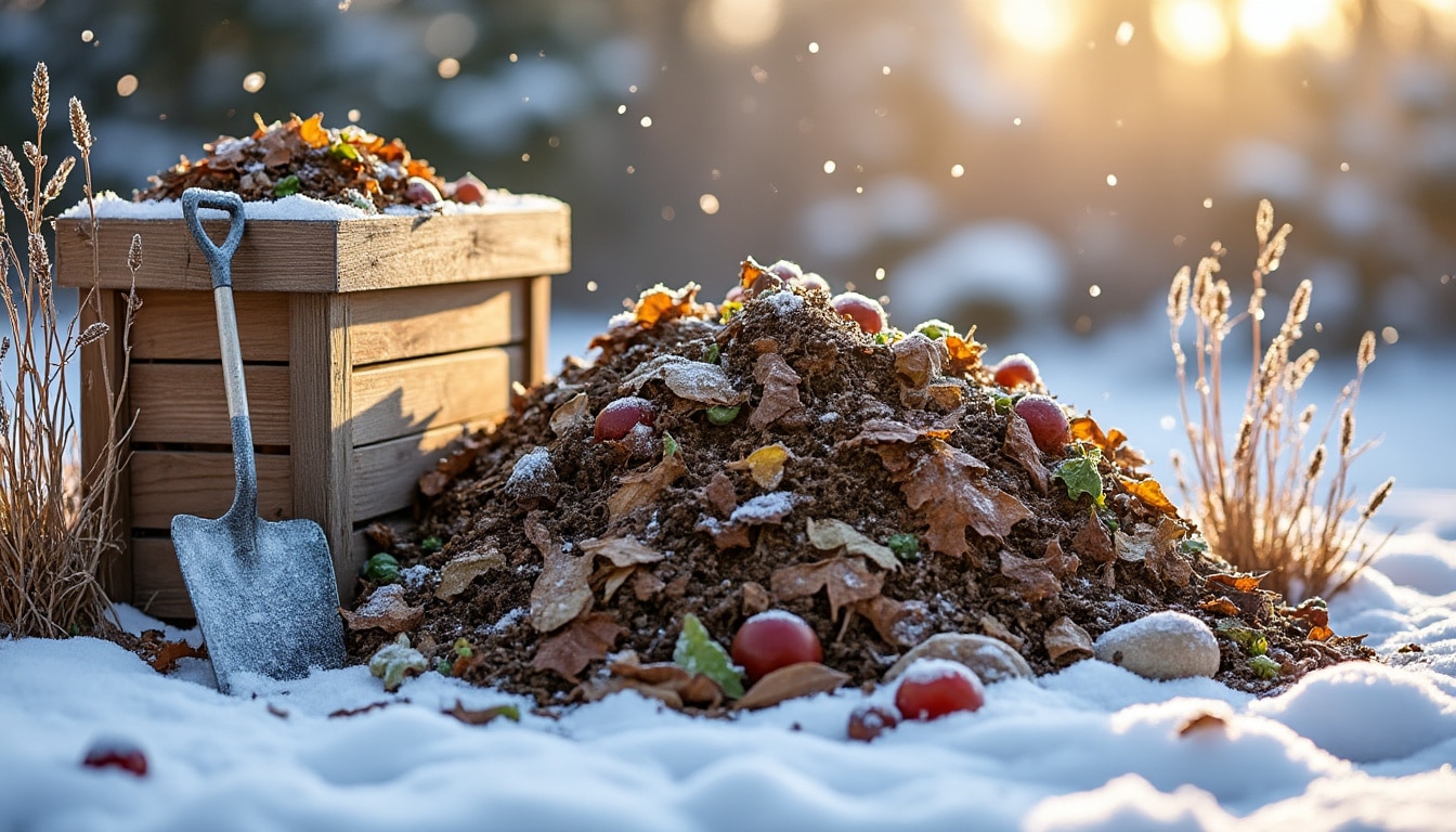 découvrez nos astuces indispensables pour réussir votre compostage même en hiver ! apprenez à entretenir efficacement votre compost, à gérer les températures froides et à optimiser le processus de décomposition. transformez vos déchets en or brun pour votre jardin tout en préservant l'environnement.
