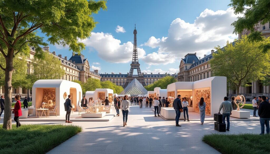 découvrez le pad paris design, le rendez-vous incontournable des arts décoratifs, qui revient au majestueux jardin des tuileries. plongez dans un univers de créativité et d'élégance, où l'art et le design se rencontrent pour enchanter vos sens.