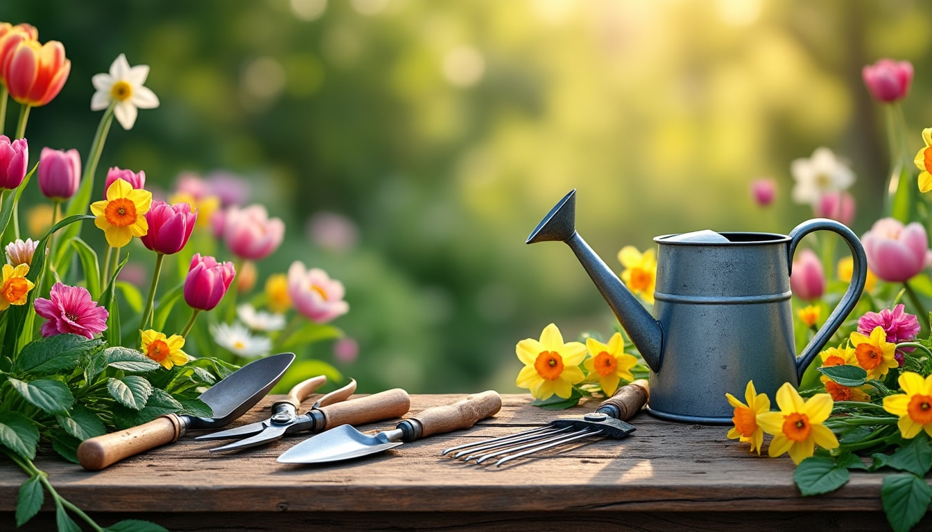découvrez les 4 outils indispensables pour transformer votre jardin en un véritable havre de paix avant l'arrivée du printemps. préparez-vous à embellir votre espace extérieur avec nos conseils pratiques et astuces de jardinage.