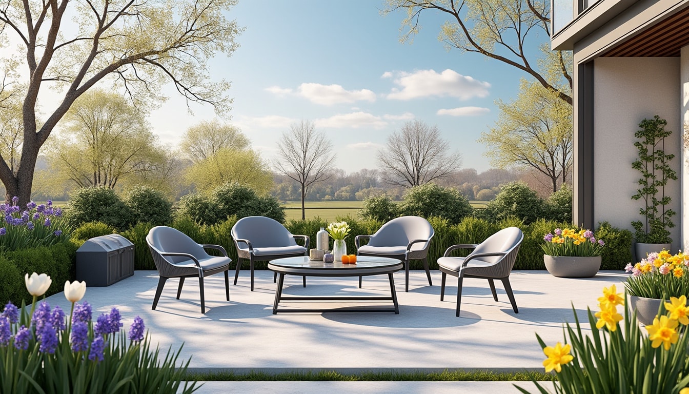 découvrez la collection de salons de jardin chic et intemporels de made in design. réveillez votre printemps avec des designs élégants qui allient confort et style, parfaits pour profiter des beaux jours en extérieur.