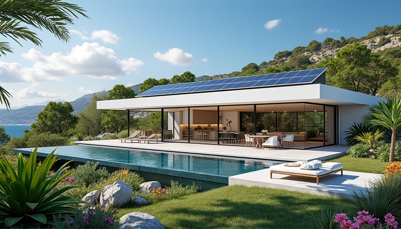 découvrez cette magnifique habitation solaire à marseille, alliant modernité et éco-responsabilité. profitez d'un espace lumineux et ouvert sur l'extérieur, idéal pour se ressourcer tout en respectant l'environnement.