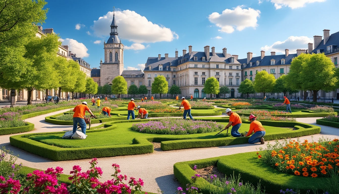 découvrez les avancées impressionnantes des transformations du jardin des carmes à clermont-ferrand, un espace de verdure qui se réinvente pour le plaisir de tous. suivez les dernières actualités et plongez dans l'évolution de ce lieu emblématique.