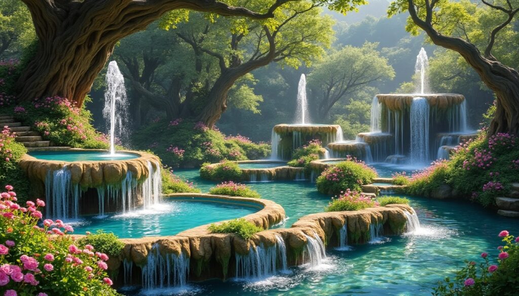 plongez dans l'univers enchanteur du jardin des fontaines pétrifiantes, un véritable trésor naturel où l'eau et la pierre s'unissent pour créer des paysages époustouflants. explorez cette merveille de la nature et laissez-vous émerveiller par ses formations uniques et son ambiance paisible.