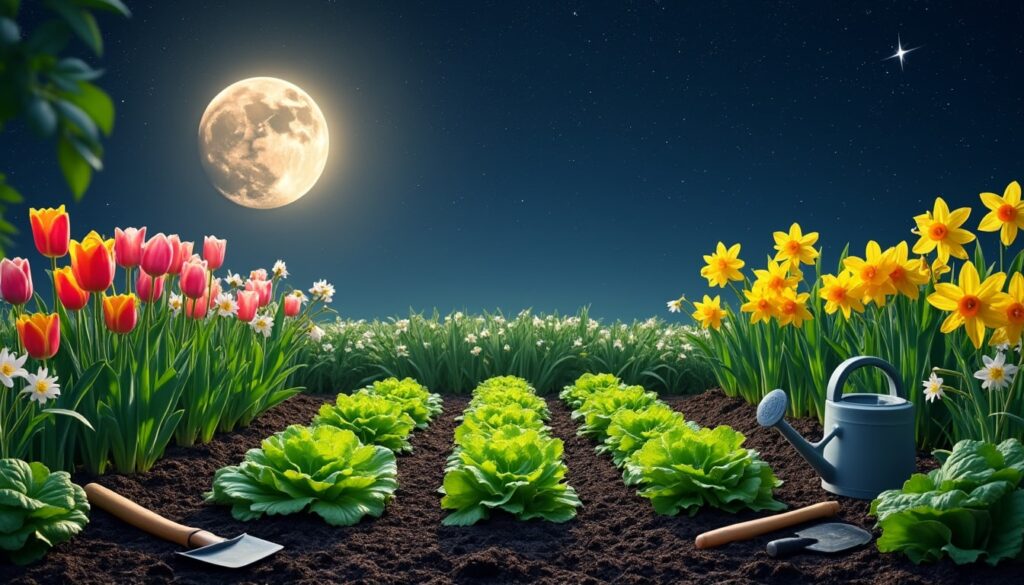 découvrez notre guide complet de jardinage en harmonie avec les phases lunaires de mars 2025. apprenez à planter, tailler et récolter selon les cycles de la lune pour maximiser vos récoltes et entretenir votre jardin de manière naturelle et respectueuse.