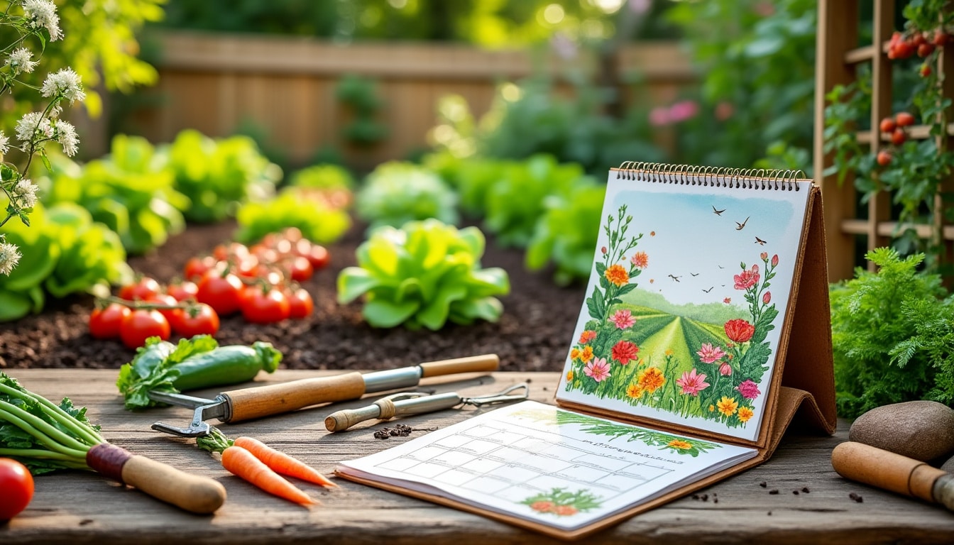 découvrez notre guide pratique pour élaborer un calendrier de semis efficace pour votre jardin potager. apprenez à planifier vos plantations selon les saisons, optimisez l'espace et maximisez vos récoltes grâce à des astuces simples et des conseils d'experts.