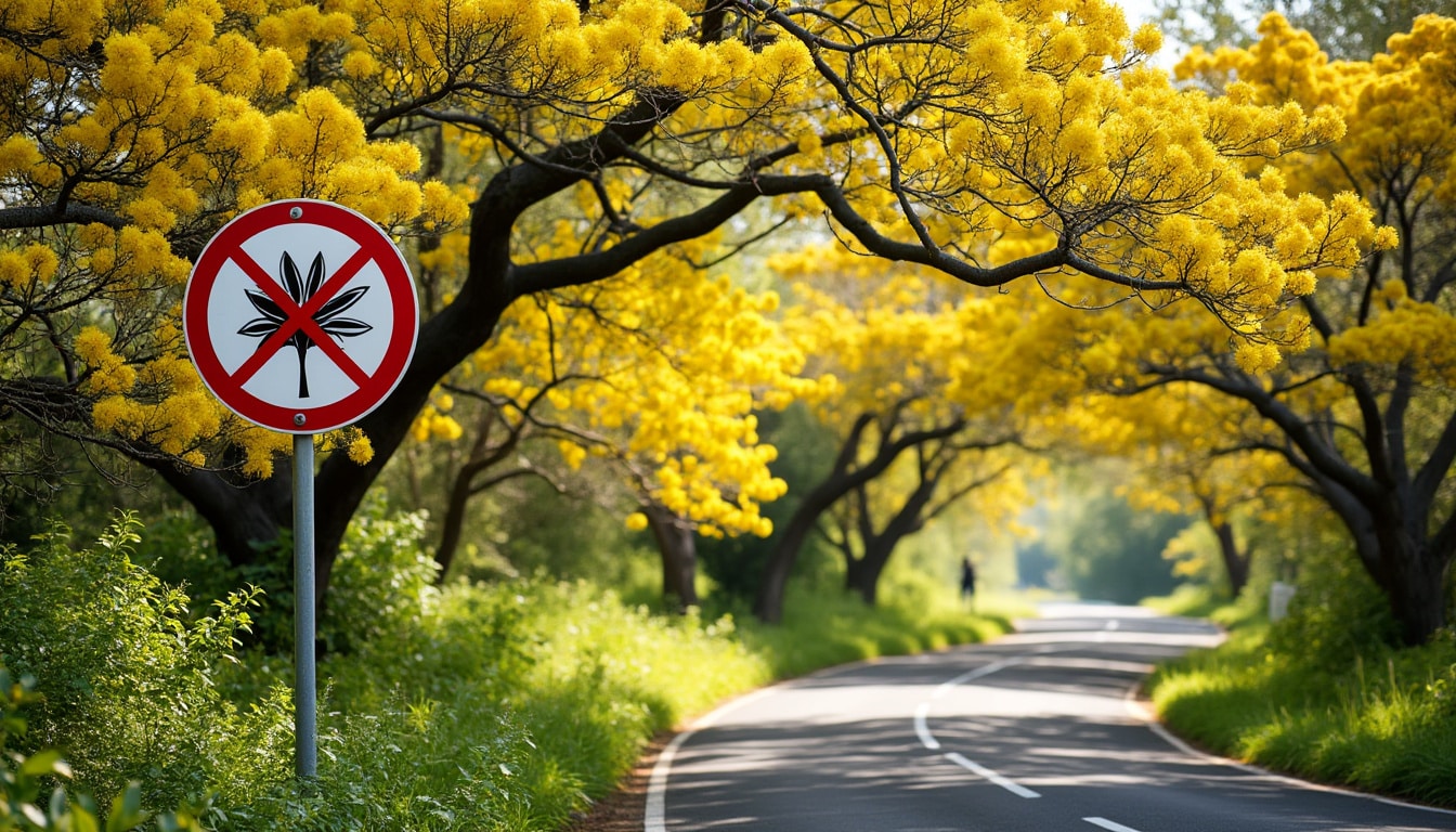 découvrez les enjeux et les sanctions liés à l'interdiction de cueillette sur la route du mimosa. informez-vous des risques encourus pour préserver cette biodiversité unique et comprendre les raisons de cette réglementation.
