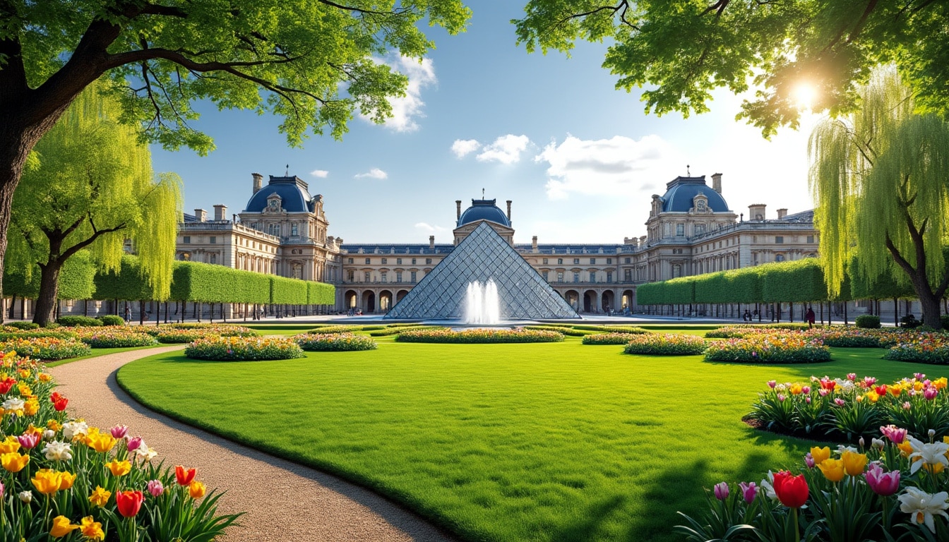 découvrez le jardin du louvre, un véritable oasis de verdure situé au cœur de paris. promenez-vous parmi ses parterres soignés, admirez les sculptures et profitez d'un moment de sérénité loin de l'agitation de la ville. un trésor caché à explorer lors de votre visite !