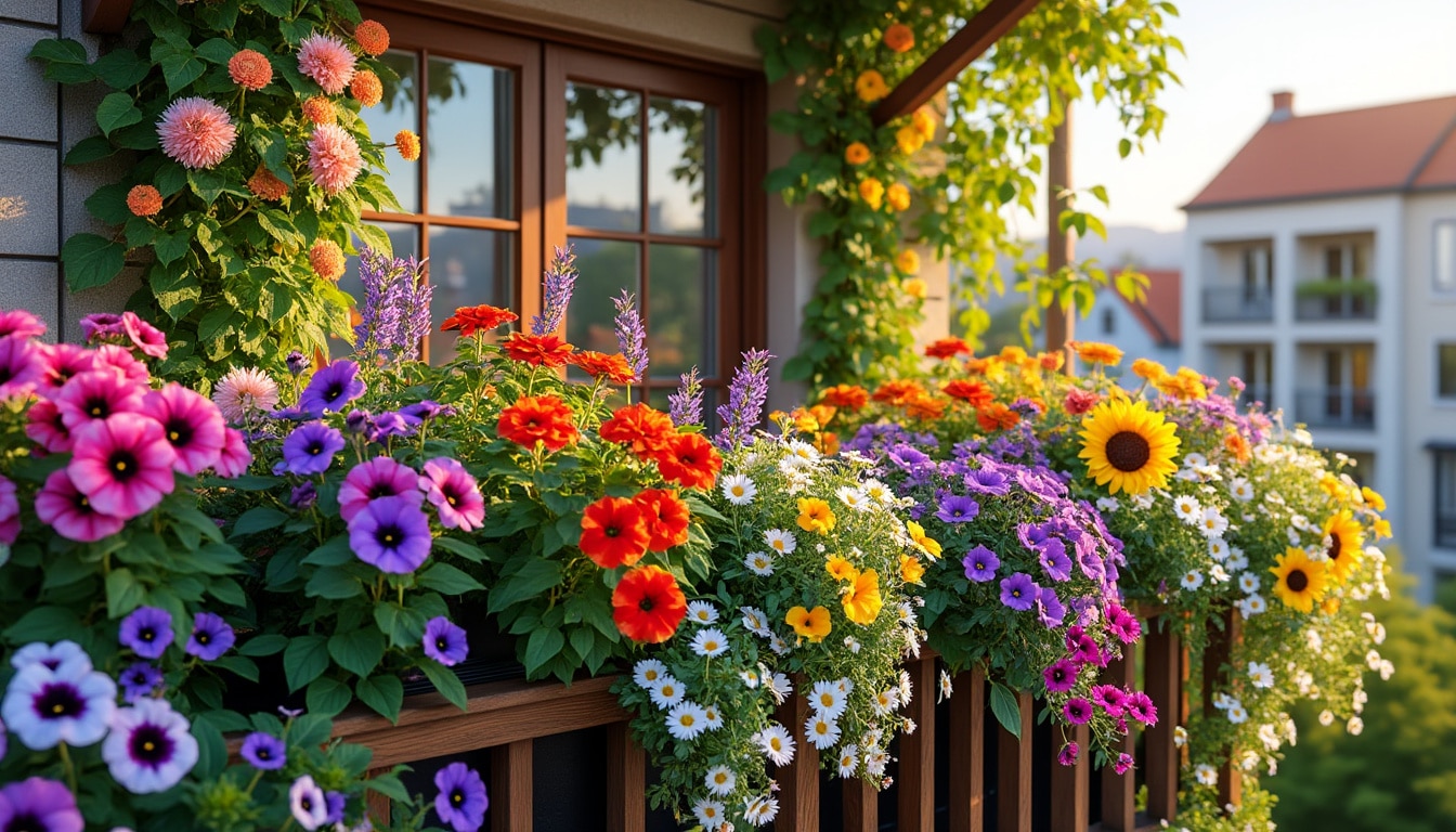 découvrez les cascades de fleurs idéales pour embellir votre balcon avec des couleurs éclatantes et des parfums envoûtants. dans cet article, explorez dix variétés faciles à cultiver qui transformeront votre espace extérieur en un véritable jardin suspendu.
