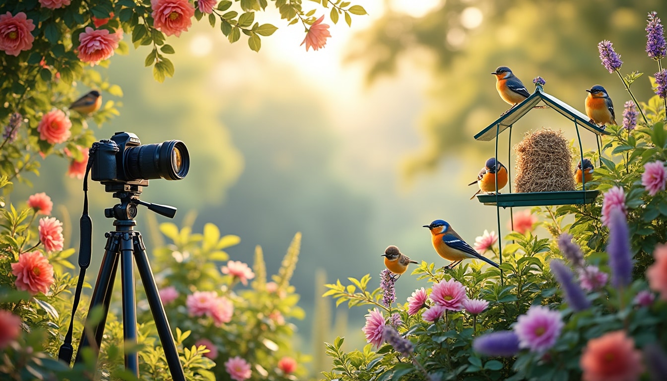 découvrez nos meilleures astuces pour capturer la beauté des oiseaux du jardin. apprenez à utiliser votre appareil photo, à choisir les meilleurs moments de la journée et à créer un environnement attrayant pour observer et photographier vos volatiles préférés.