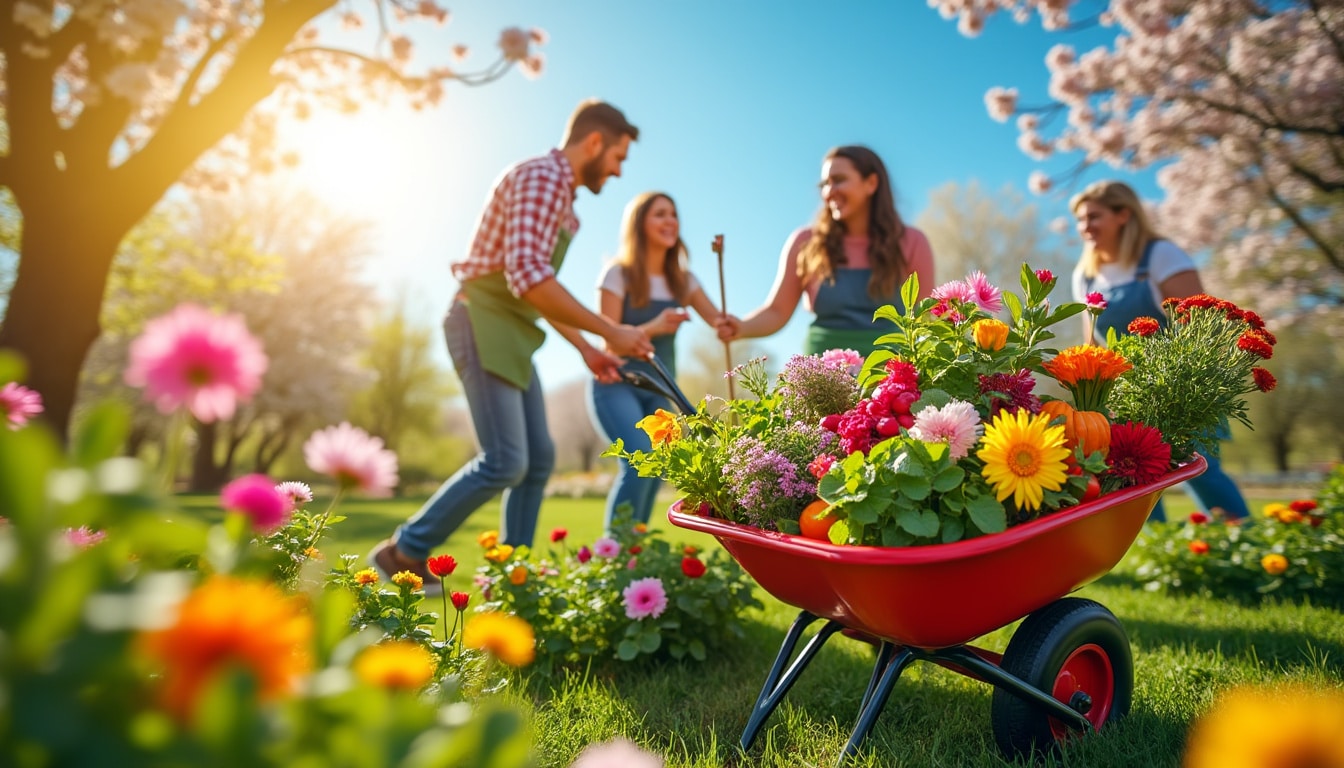 participez à notre jeu captivant avec l'muche et courez la chance de gagner une magnifique brouette de jardinage débordante, parfaite pour accueillir le printemps avec style ! ne manquez pas cette opportunité de fleurir votre jardin !