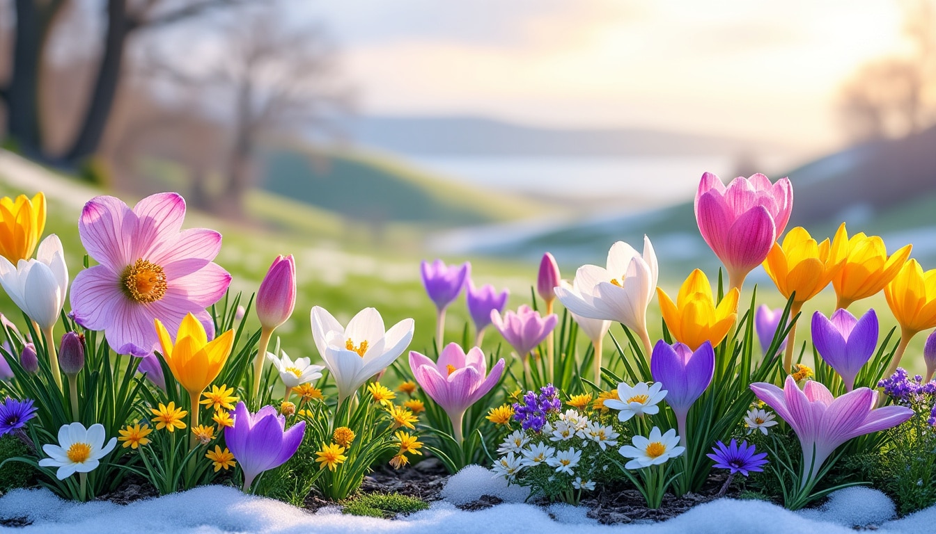 découvrez les plantes idéales pour composer une bordure florale éblouissante à la fin de l'hiver. transformez votre jardin avec des fleurs colorées et résistantes qui égayeront votre espace extérieur dès le retour du printemps.