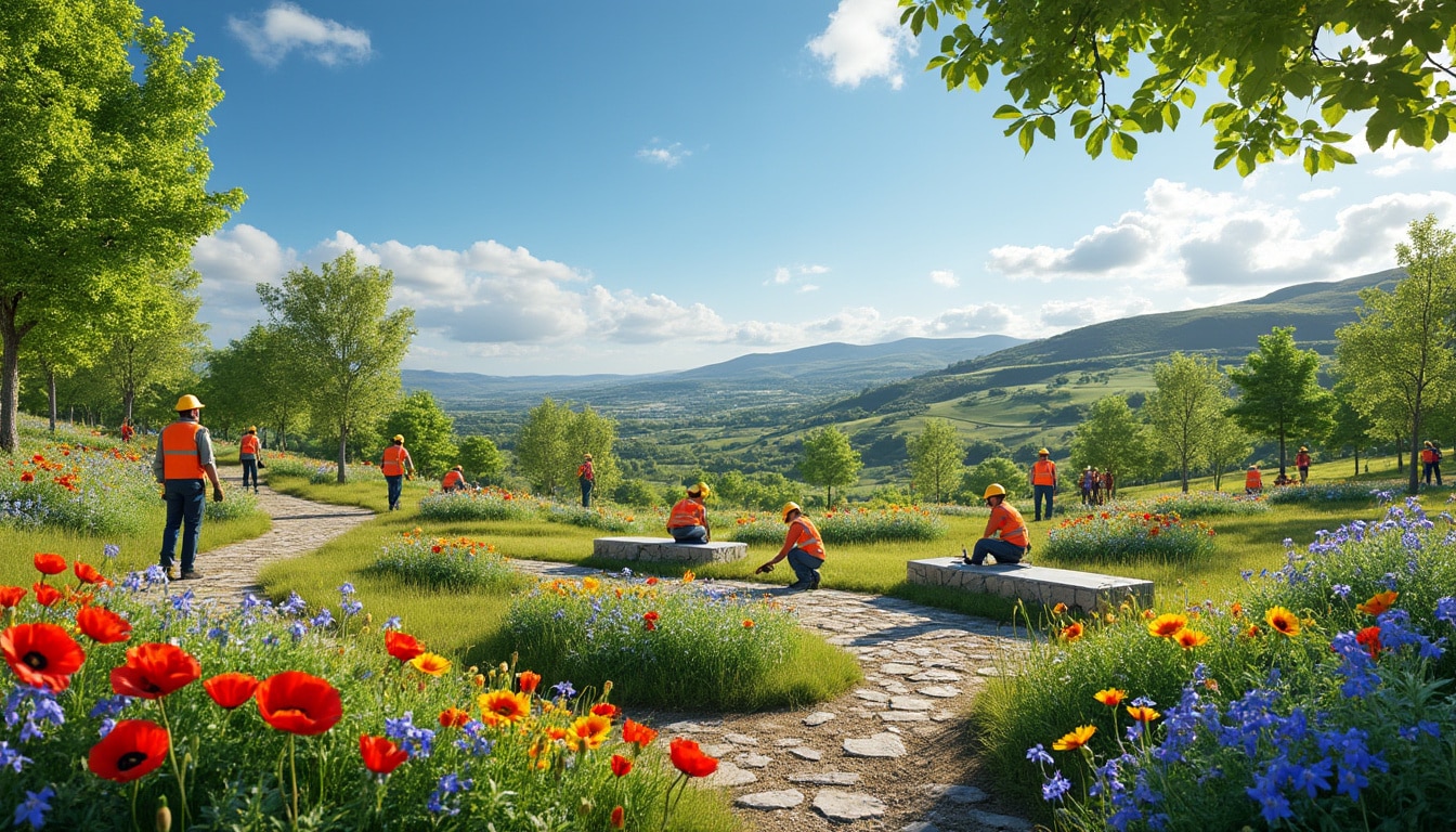découvrez le nouvel espace vert en pleine transformation à crozon. un lieu idéal pour se ressourcer et profiter de la nature, alliant modernité et respect de l'environnement.