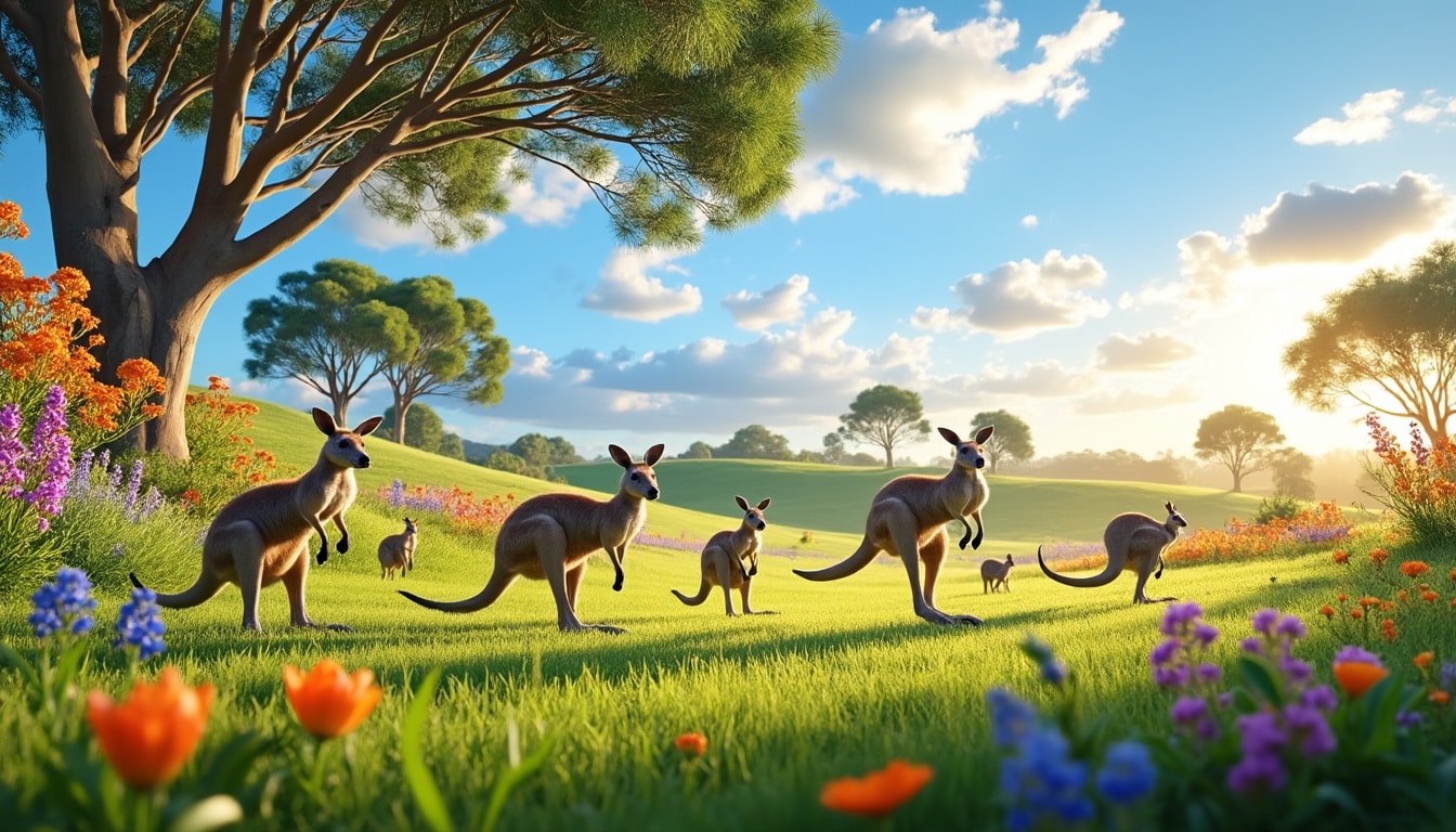 explorez le jardin des kangourous, un écosystème unique où la nature s'épanouit en harmonie. découvrez la richesse de la faune et de la flore tout en vous immergeant dans un environnement fascinant, propice à l'émerveillement et à l'apprentissage.