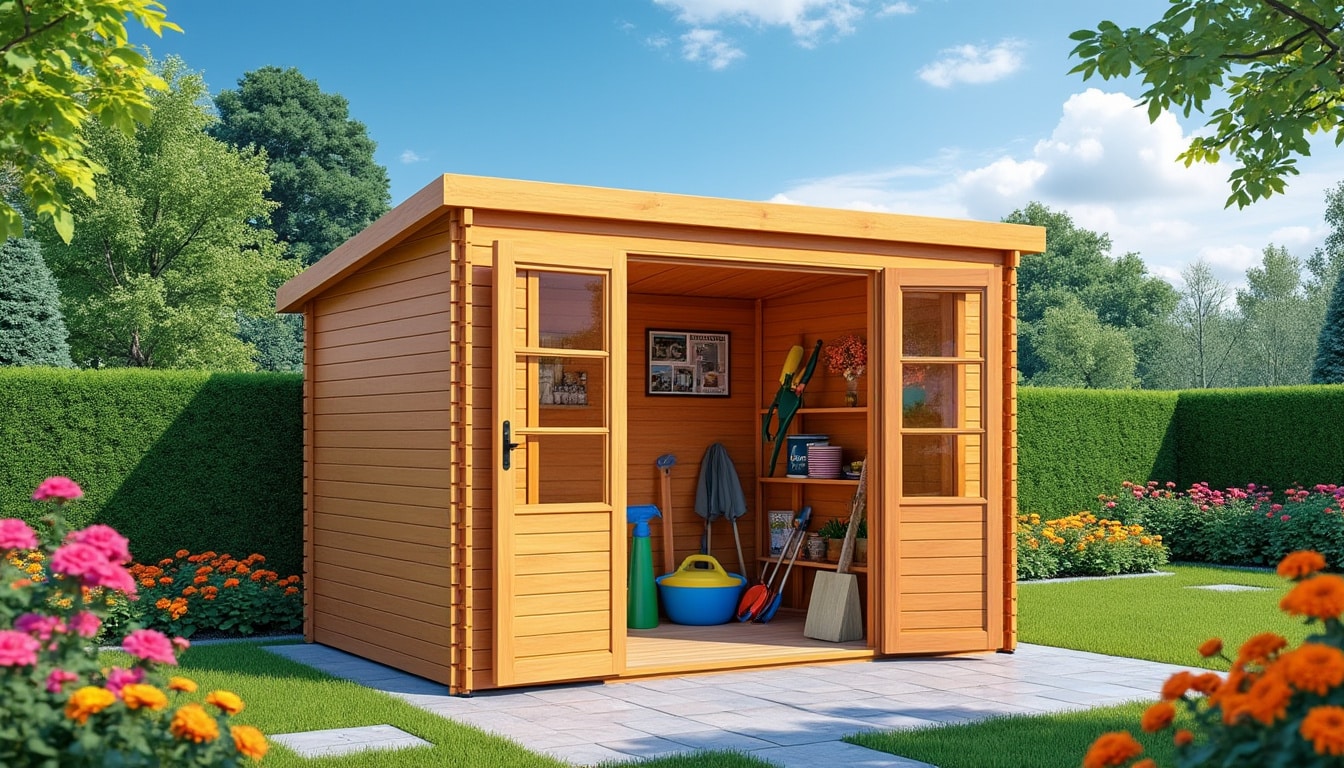 découvrez notre abri de jardin à moins de 200 euros, une solution pratique pour désencombrer votre garage tout en offrant un espace de rangement optimal pour vos outils et équipements de jardinage.