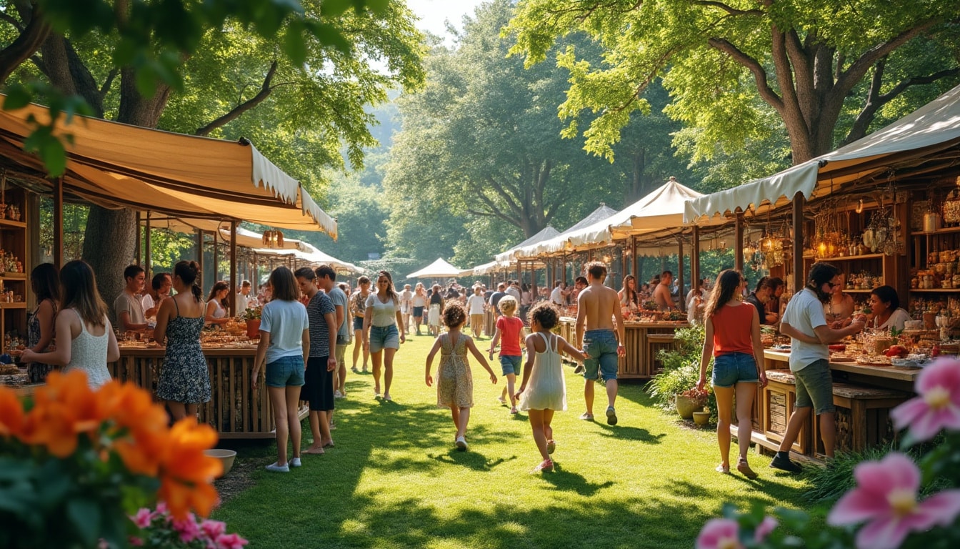 découvrez comment le jardin se métamorphose en un marché artisanal dynamique, où artisans locaux et créateurs passionnés exposent leurs œuvres uniques. une expérience conviviale mêlant créativité, nature et savoir-faire artisanal.