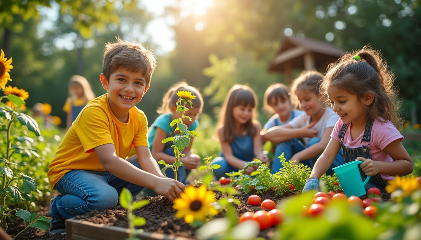 découvrez comment le jardinage devient un outil éducatif précieux, favorisant l'apprentissage et la transmission de valeurs essentielles chez les collégiens et les élèves de maternelle. explorez les bienfaits de cette pratique sur le développement personnel et social des jeunes.