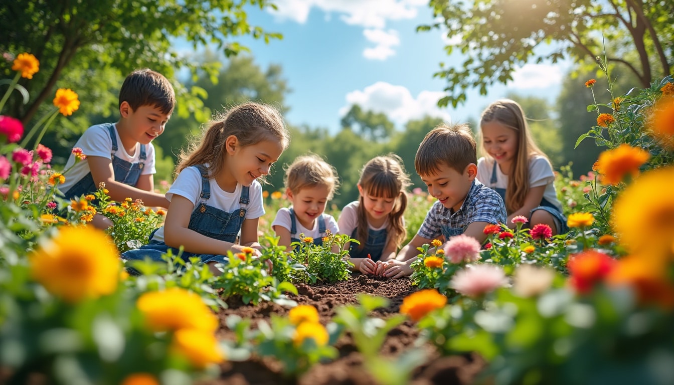 découvrez comment le jardinage devient un outil éducatif essentiel pour favoriser l'apprentissage et l'épanouissement des collégiens et des élèves de maternelle. explorez les bienfaits de cette activité enrichissante qui transmet des valeurs de respect, de patience et de responsabilité.