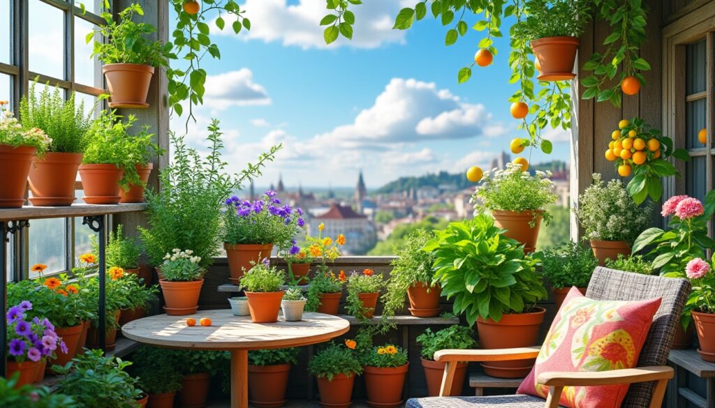 découvrez comment transformer votre balcon en un espace verdoyant en avril ! dans cet article, nous vous guidons sur les meilleurs aromates, fleurs, plantes et fruits à cultiver pour profiter d'une fraîcheur aromatique et d'un paysage coloré. idéal pour les jardiniers en herbe et les passionnés de botanique.