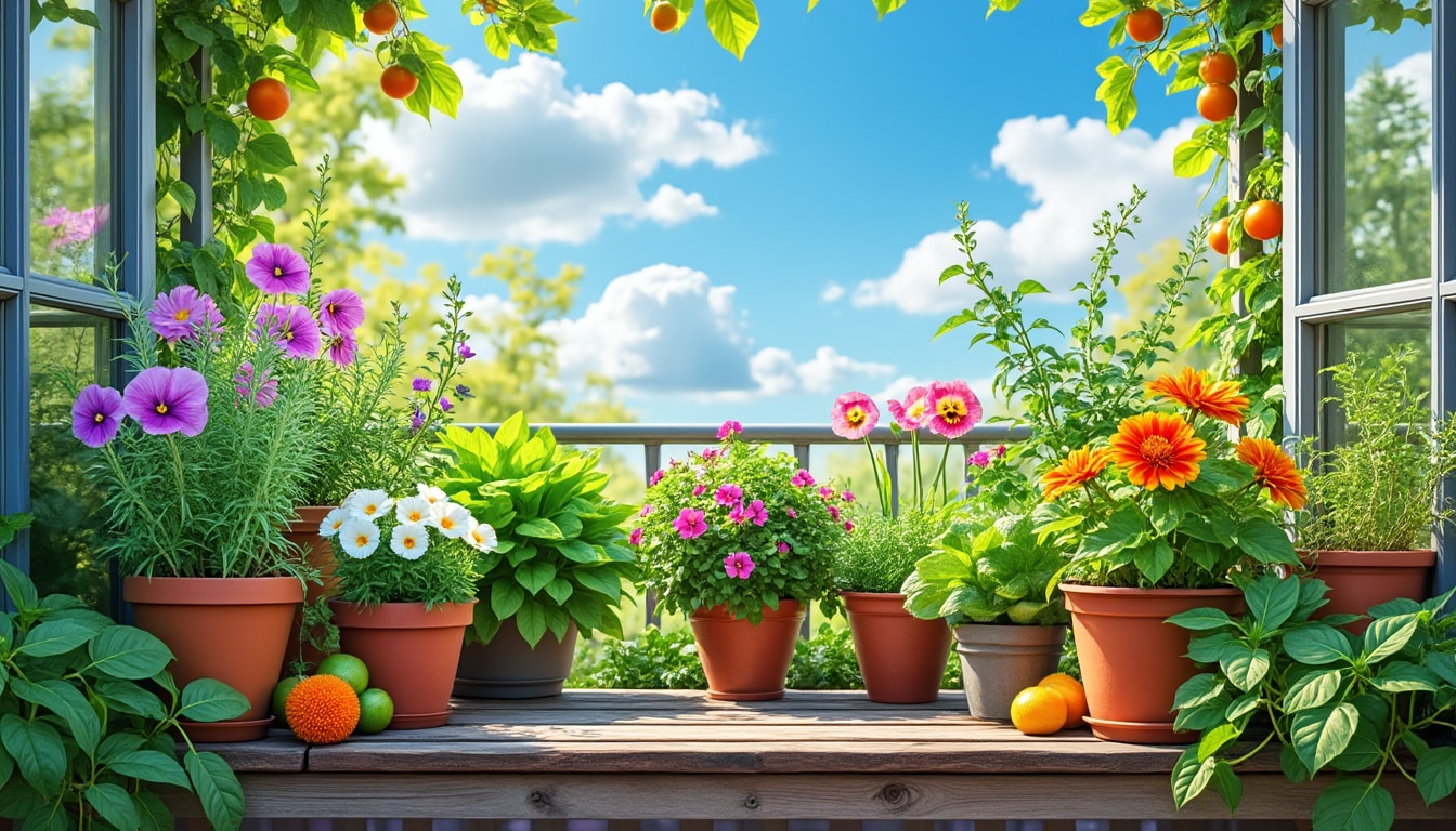 découvrez les meilleures aromates, fleurs, plantes et fruits à cultiver sur votre balcon en avril. profitez de conseils pratiques pour un jardin urbain florissant et savoureux, adapté à la saison printanière.