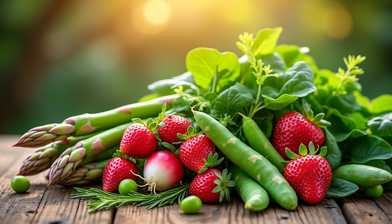 découvrez les incontournables fruits et légumes à cueillir au mois d'avril ! profitez des saveurs printanières et apprenez comment sélectionner les meilleurs produits de saison pour vos repas. de la fraicheur dans votre assiette avec nos conseils pratiques.