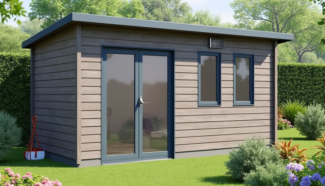 découvrez l'abri de jardin adossé 5m2, la solution idéale pour optimiser votre espace extérieur tout en offrant un rangement pratique et fonctionnel. parfait pour stocker vos outils, équipements de jardinage et plus encore, cet abri s'intègre harmonieusement à votre jardin.