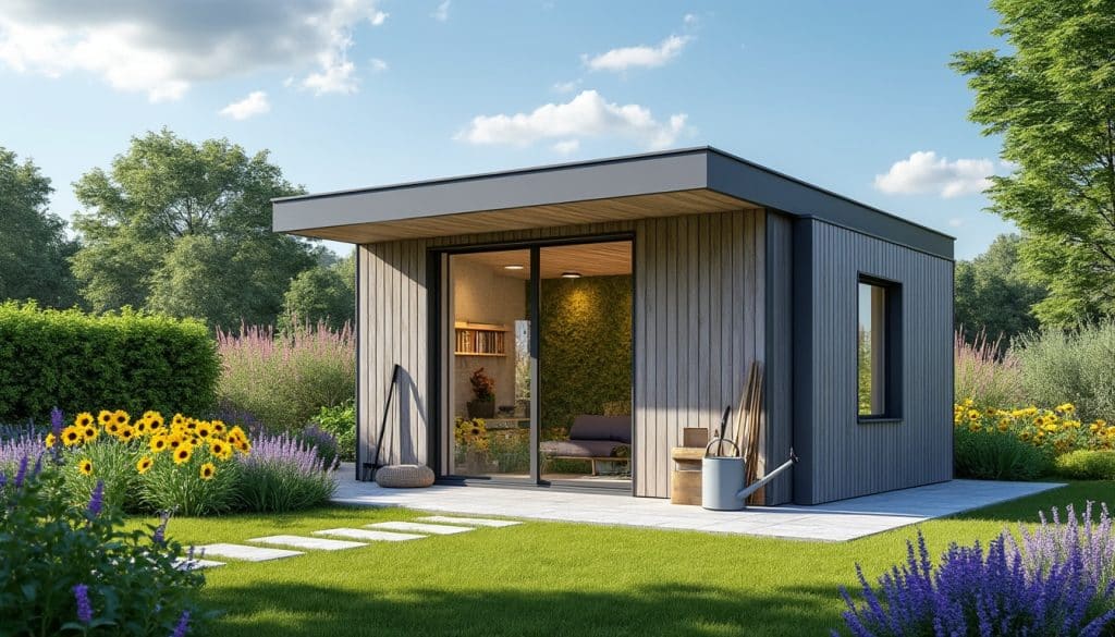découvrez les nombreux avantages d'un abri de jardin de 12m2 à toit plat en 2025. un espace polyvalent, moderne et esthétique qui s'intègre harmonieusement dans votre jardin tout en offrant un espace de rangement fonctionnel ou un coin détente. adoptez la tendance avec un abri alliant praticité et design!