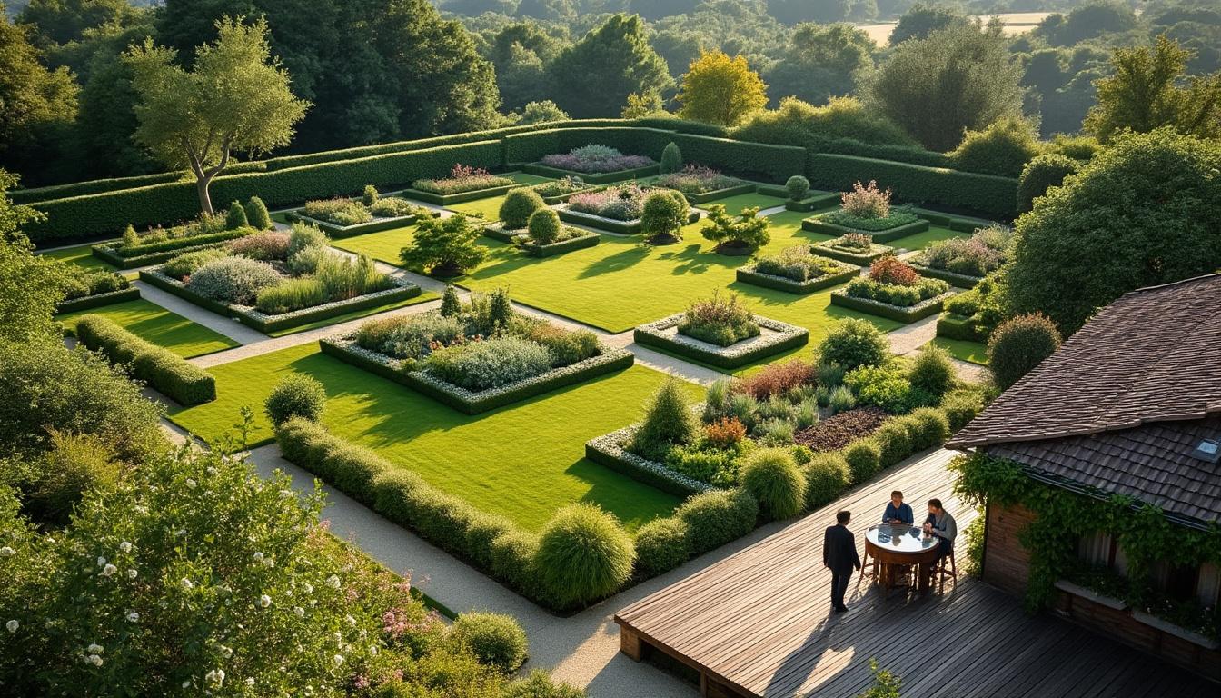 Illustration: Comprendre les spécificités de l’aménagement d’un grand jardin rectangulaire