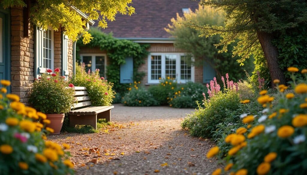 Aménagement du jardin extérieur devant la maison : conseils et idées