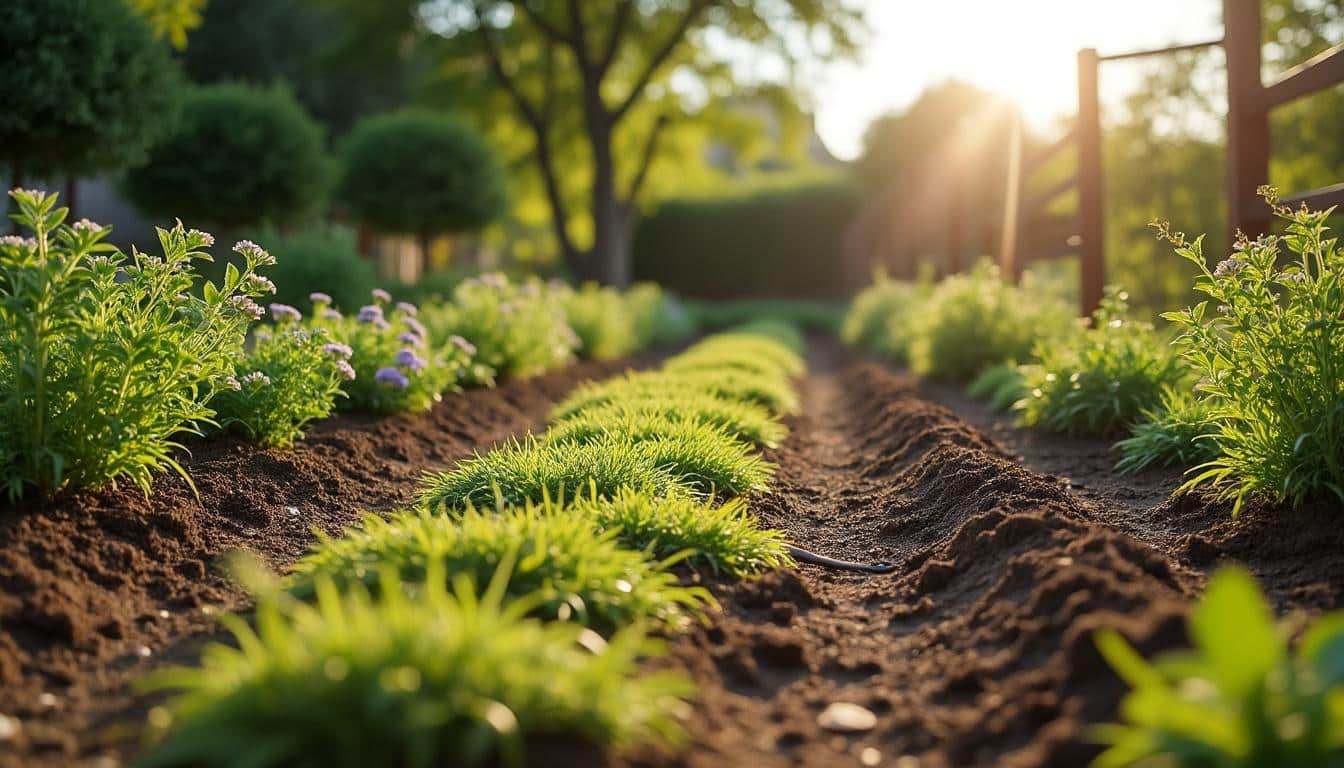 Illustration: Diagnostic et préparation du terrain avant l’aménagement du jardin en longueur