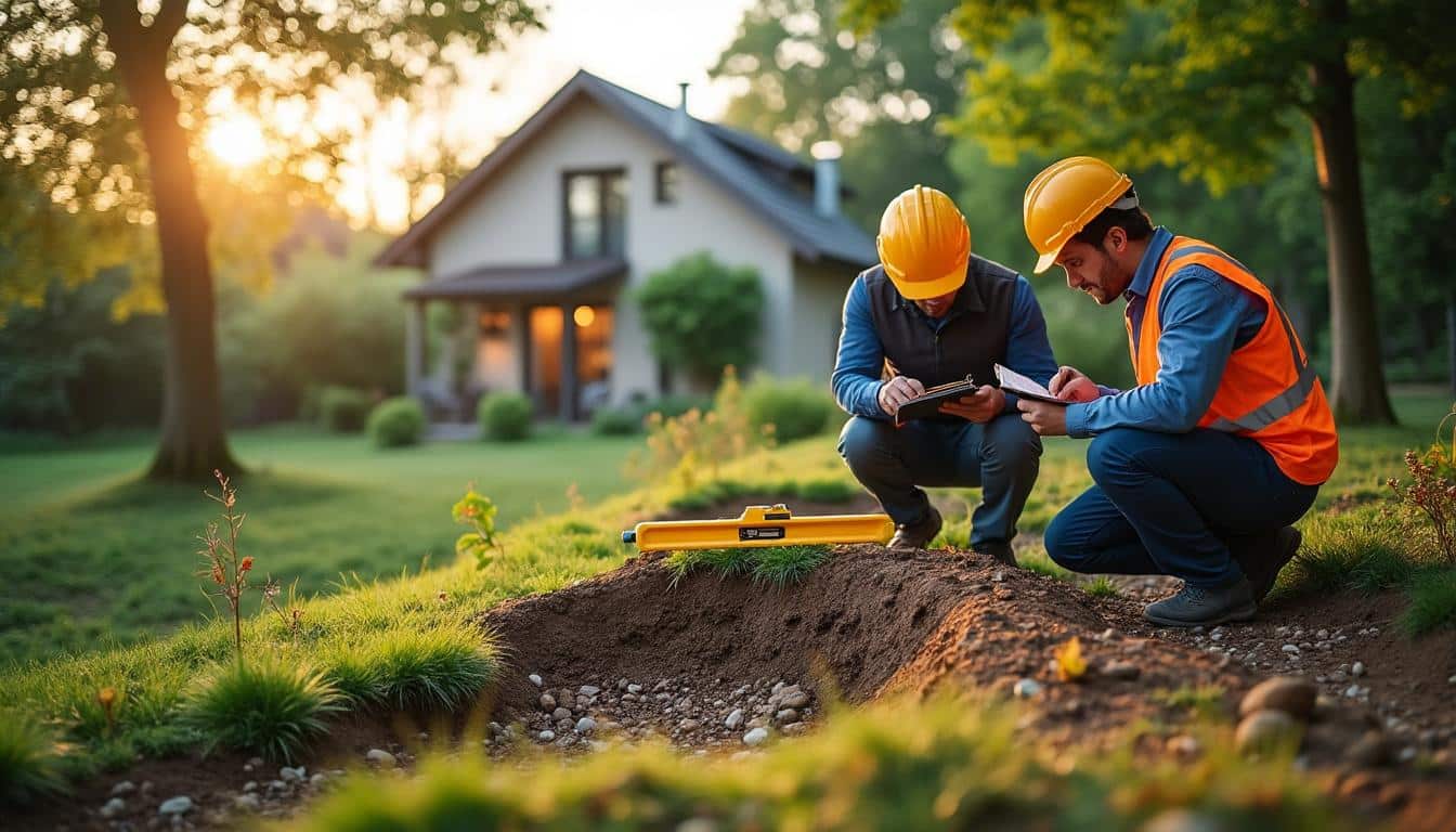 Illustration: Analyse préalable et diagnostic du terrain avant aménagement d’un jardin en pente