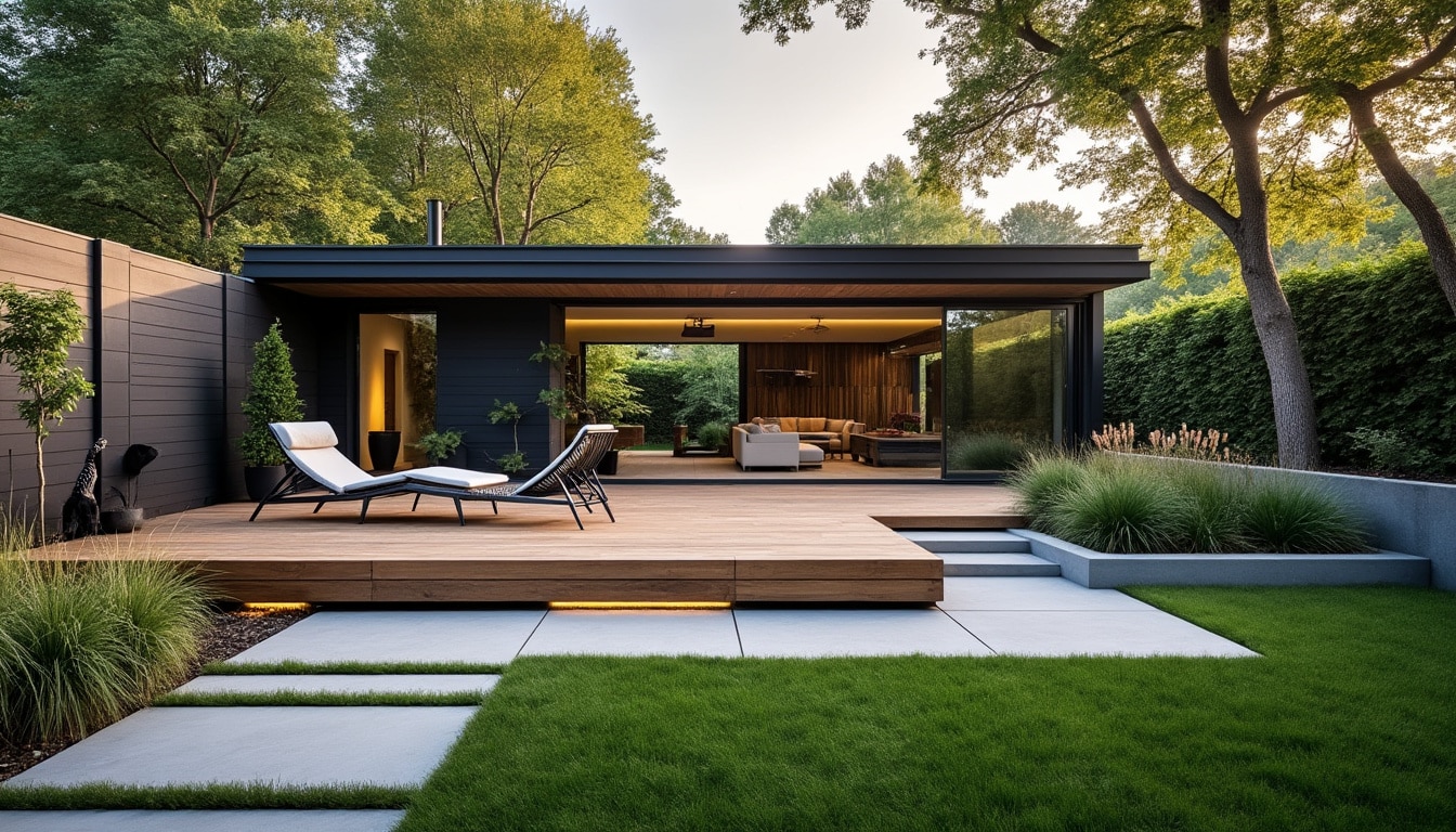 Illustration: Définition et caractéristiques de l’aménagement de jardin moderne