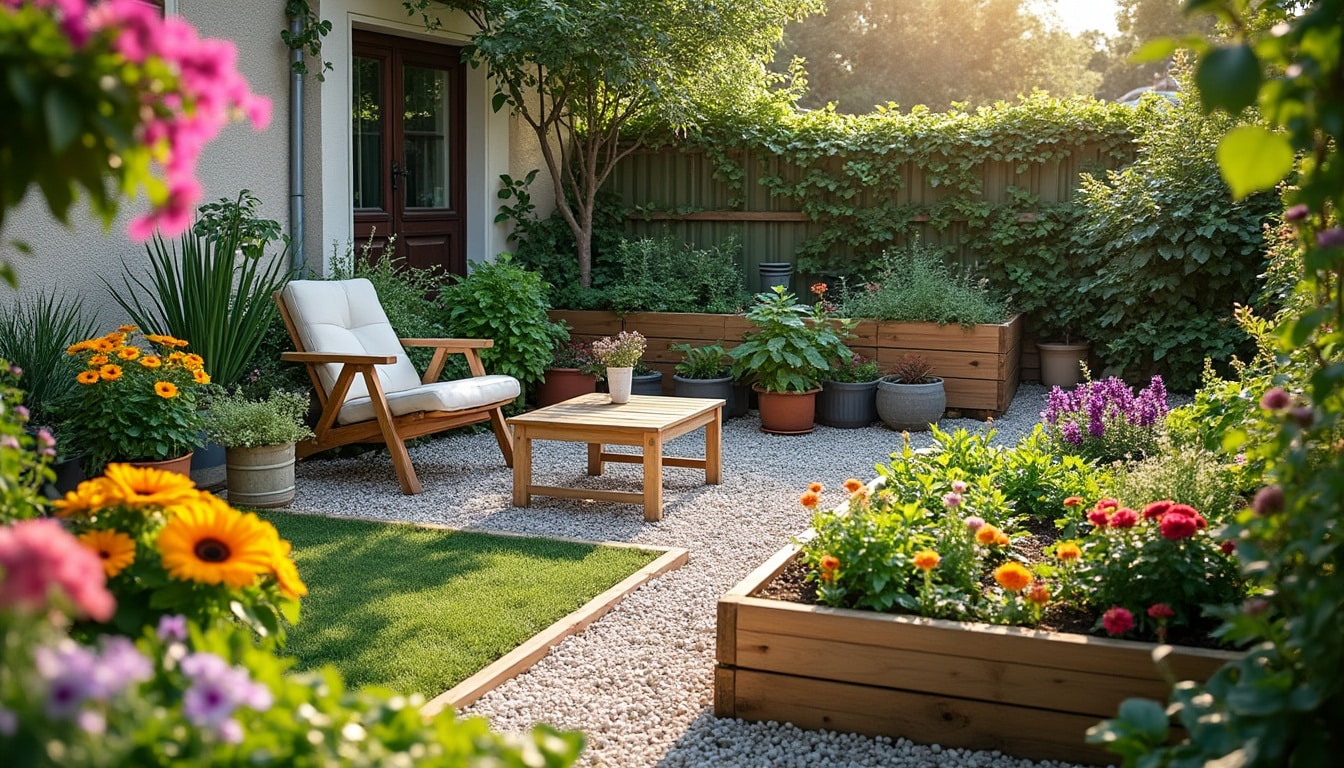 Illustration: Les principes de base pour aménager un petit jardin