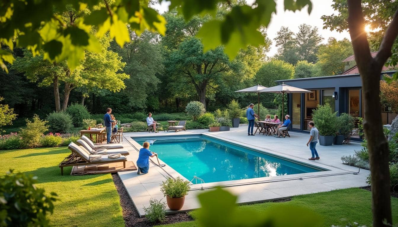 Illustration: Étapes essentielles pour créer un projet d’aménagement piscine et jardin réussi