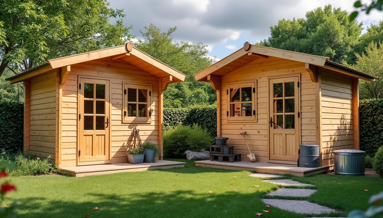Illustration: Comprendre ce qu’est un abri de jardin de 5 m² et pourquoi en mettre deux