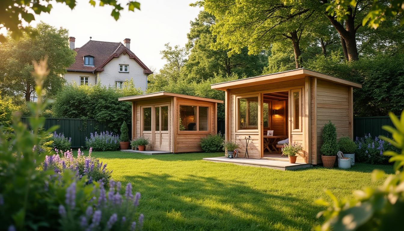 Illustration: Réglementation : Que dit la loi sur l’installation de deux abris de jardin de 5 m² ?