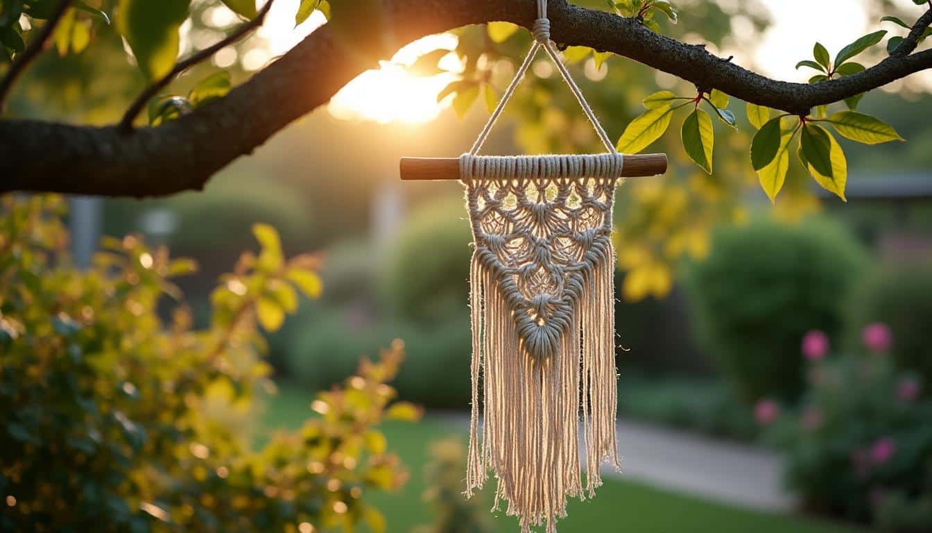 Cadre macramé avec finition antitache protection : guide complet