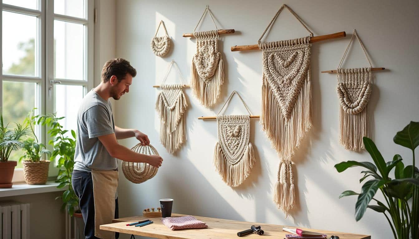 Illustration: Les systèmes de fixation murale adaptés au cadre macramé : comment choisir en toute sécurité ?