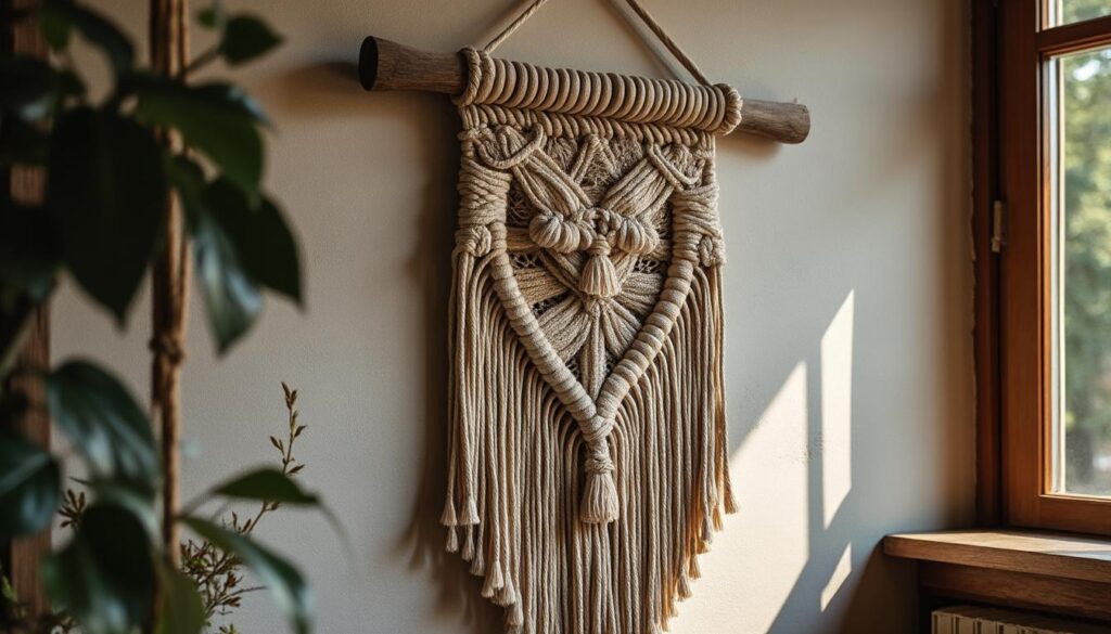Cadre en macramé : fixation murale sécurisée et conseils experts