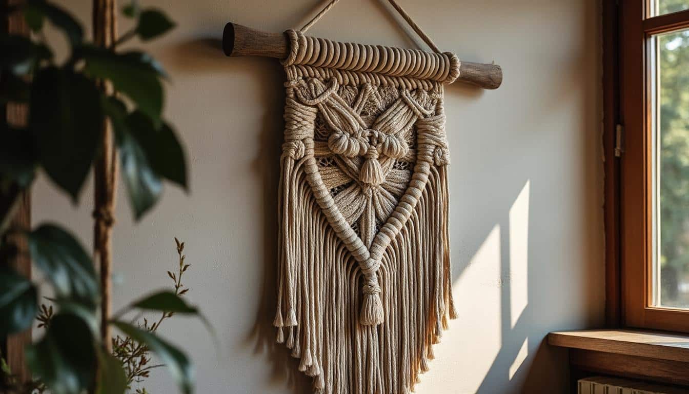 Cadre en macramé : fixation murale sécurisée et conseils experts