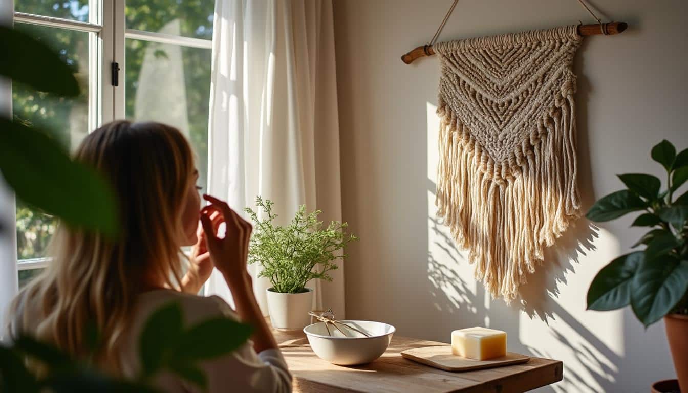 Illustration: Découvrir le cadre en macramé et comprendre ses spécificités