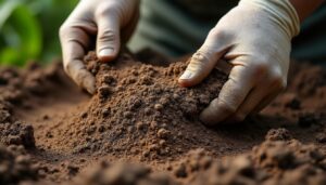 Installer du gravier de drainage dans un massif en terre argileuse